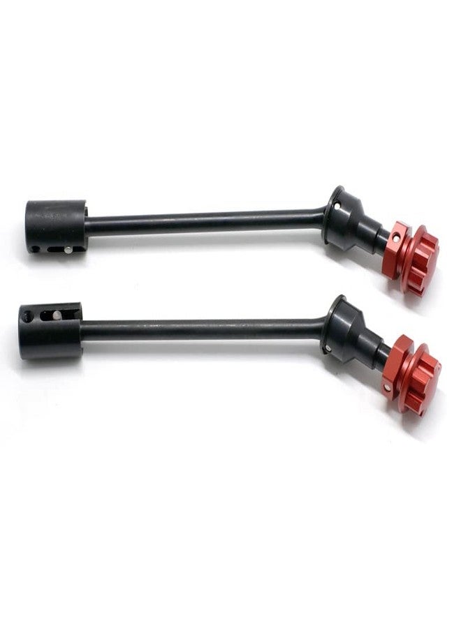 XBERSTAR RC Car Drive Shaft for 1/10 Traxxas MAXX WideMaxx RC Car Vehicle Front Rear Drive Shaft Universal Drive Shaft CVD (Silver+Blue) - Image 2